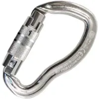 Kong Italy Ergo Twist Lock Karabijnhaak Zilver