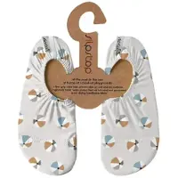 SLIPSTOP Beachbal Naturel kinder schoenen wit maat 18/20