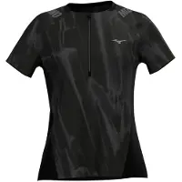 Mizuno Trail Graphic T-shirt Met Korte Mouwen Zwart S Vrouw