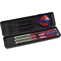Abbey Darts Dartspijlenset 3d Flight Nikkel Silver Geel/zilver