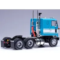 Ixo GMC Astro 95 - Modelauto - Schaal 1:43 - Licht Blauw/Wit