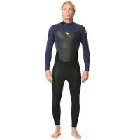Rip Curl Omega 4/3 Mm Gb Steamer Wetsuit Met Lange Mouwen En Rits Op De Rug