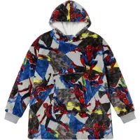 Aymax SpiderMan Hoodie Fleece Deken, Jump - Volwassen - One Size