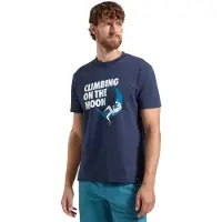 La Sportiva Moon Rock T-shirt Met Korte Mouwen Blauw S Man