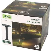Expo Börse Kynast LED Padverlichting - tuinlamp met bewegingsmelder - 20 LEDs - buitenlamp 5-8 meter reikwijdte - sokkellamp op zonne energie