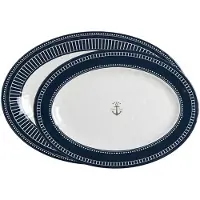 Marine Business Sailor Soul Oval Tray 2 Units Transparant
