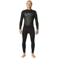 Rip Curl Omega 3/2 Mm Gb Steamer Wetsuit Met Lange Mouwen En Rits Op De Rug