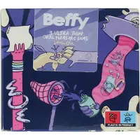 Asha Beffy - Beflapje Vanilla - 3 stuks