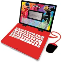 Lexibook Miraculous tweetalige educatieve laptop - 124 activiteiten (Duits/Engels)