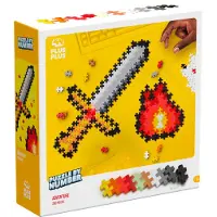 Plus plus Puzzle by Number zwaard 250 stukjes - 3910 - Puzzel en Bouwspeelgoed in één - Vanaf 5 jaar
