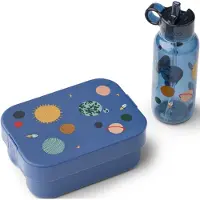 Liewood Set 'Chelsey' donkerblauw / mintgroen / oranje / perzik