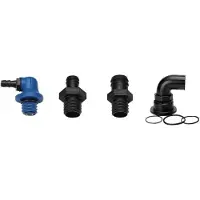 Nuova Rade Ercole Sogliola Elbow Connector Zwart