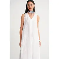 MixRay V-hals Maxi Jurk