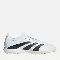 Adidas Heren Predator League TF Astro Voetbalschoenen Cloud White/Core Black/Gold Metallic