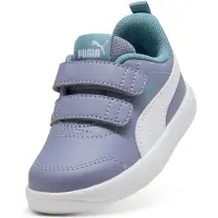 Puma Sportschoen 'Courtflex V3 V Inf' duifblauw / wit