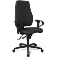 Realspace Eiger Bureaustoel Synchroonmechanisme Stof 2D armleuning In hoogte verstelbare zitting Zwart 110 kg 640 x 680 x 1,270 mm