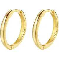 Hey Happiness Oorbellen 'Urban Hoop' goud