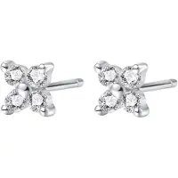 Hey Happiness Oorbellen 'Daisy' zilver