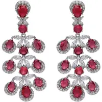 Avant Garde Oorbellen 'Biancaya' pink
