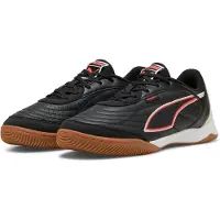 Puma PRESSING futsalschoenen uniseks, Zwart/Rood/Wit, Maat 39