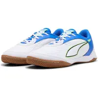Puma PRESSING futsalschoenen uniseks, Blauw/Groen/Wit, Maat 46