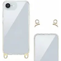 Selencia Backcover met afneembare haakjes voor de Apple iPhone 17e / 16e - Transparant