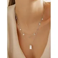 Hey Happiness Ketting 'Line Up' zilver