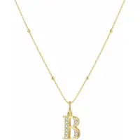 Hey Happiness Ketting 'Letter B' goud