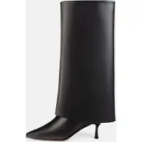 L37 HANDMADE SHOES Boots 'DEPEND ON ME' zwart