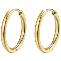 Hey Happiness Oorbellen 'Luna' goud