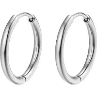 Hey Happiness Oorbellen 'Luna' zilver