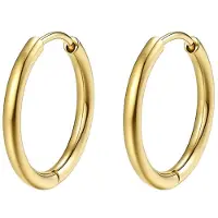Hey Happiness Oorbellen 'Luna' goud