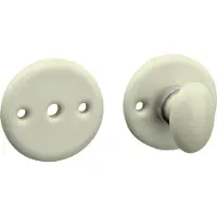 Artitec WC garnituur 8 mm Evelyne porselein ivoor/glans nikkel