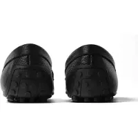 L37 HANDMADE SHOES Mocassins 'AFTER THE RAIN FALLS' zwart