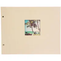 Goldbuch GOL-28523 Schroefalbum BELLA VISTA zandgrijs 39x31 cm (zwarte bladen)