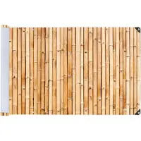 Maximex Balkon privacyscherm met bamboepatroon, 5 m x 85 cm