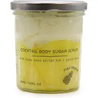 Generic Vegan Cocktail Suiker Body Scrub - Pina Colada - Geparfumeerd - 300 Gram - Plantaardige Body Scrub