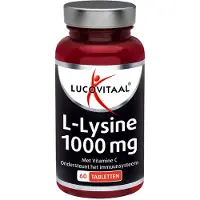 Lucovitaal L-Lysine 1000 mg - 2 x 60 tabletten - Voordeelverpakking