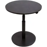 Oosterik Home Padroni verstelbare bijzettafel midnight grey stone dia. 59 cm