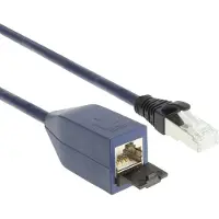ACT FB1510 CAT6A Verlengkabel (RJ45) | LSZH | SFTP | CAT6A | MPTL | Snagless | Blauw | 10 meter