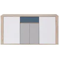 Vente-unique Buffetkast met 4 deurtjes en 1 lade - Verschillende kleuren - FILUTIA