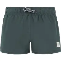 Protest zwemshort PRTTAYLOR JR donkergroen Meisjes Polyester Effen - maat 152