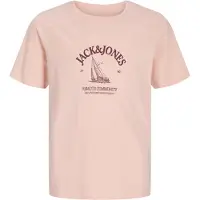 Jack & Jones Junior Shirt 'JORNANTUCKET' perzik / wijnrood