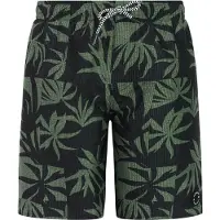 Protest zwemshort PRTWILLIAM JR zwart Jongens Polyester Bloemen - maat 116