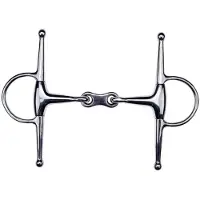 Feeling Bristol Dubbele Breuk Volledige Wangstuk Trens Zilver 13.5 cm