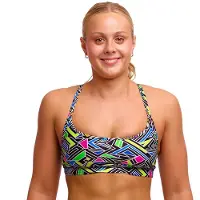 Funkita Fks026 Medium Impact Sports Bra Veelkleurig M Vrouw