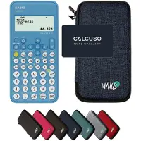 Casio fx-82NL+ incl. WYNGS Beschermhoes Blauw - Wetenschappelijke Rekenmachine - Basis Pakket