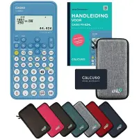 Casio fx-82NL+ incl. beschermhoes Lichtgrijs + Handleiding - Wetenschappelijke rekenmachine - Standaardset