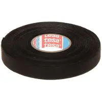 TESA 51608 Serie - Stoffen Isolatietape - 25m x 15mm - Zwart - PET