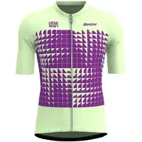 Santini Liege Bastogne Korte Mouw Wielertrui